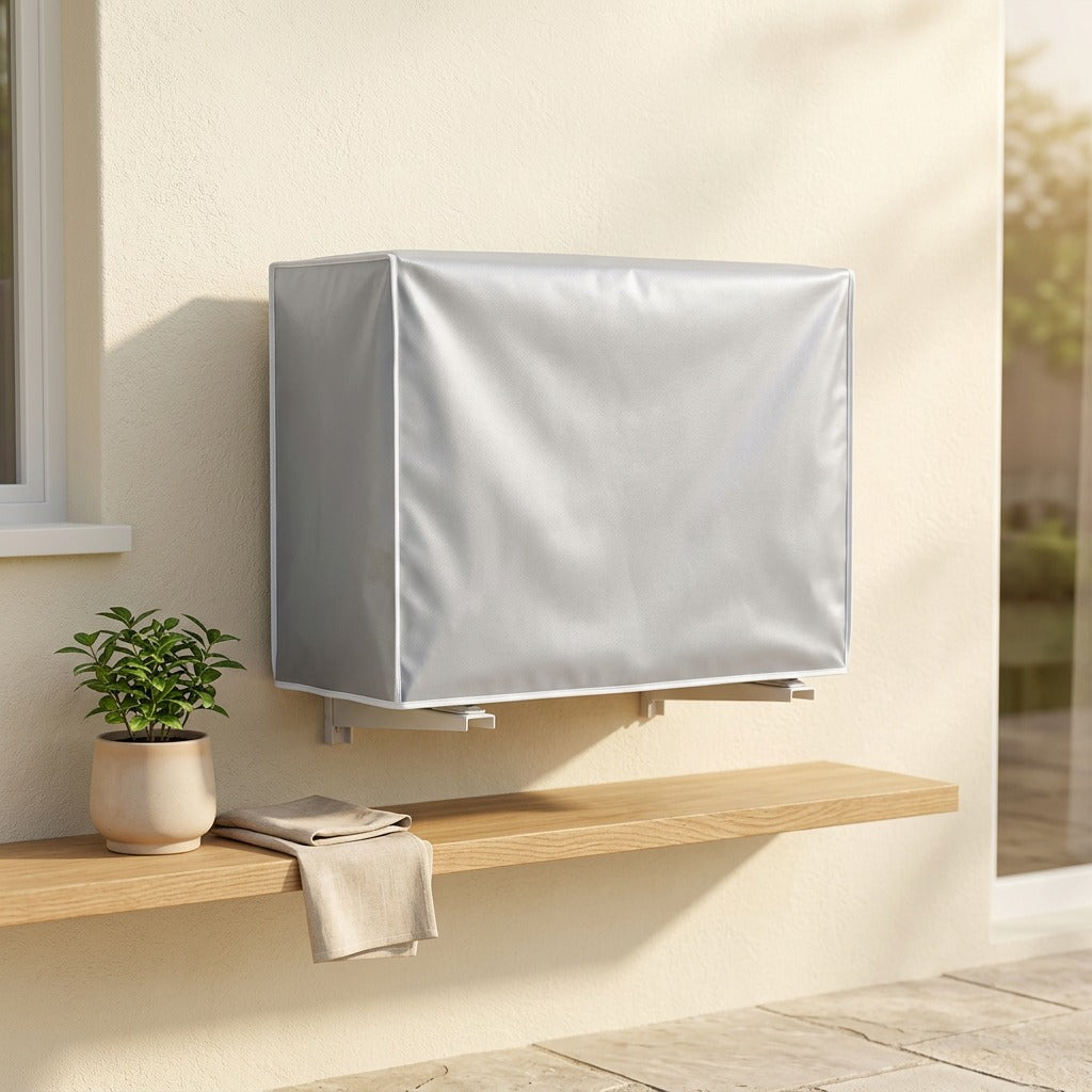 Covercalm™ Oxford Cloth Air Conditioner Cover in a calm home setting