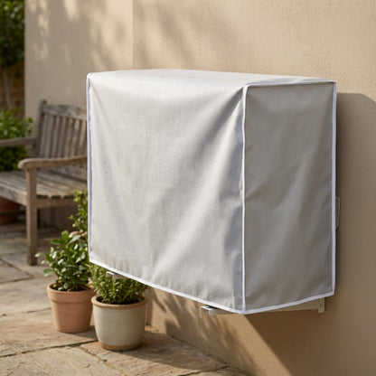 Covercalm™ Oxford Cloth Air Conditioner Cover, styled close view