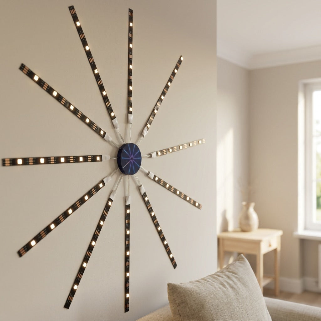 Sparkburst™ Bluetooth Fireworks LED Lights, styled close view