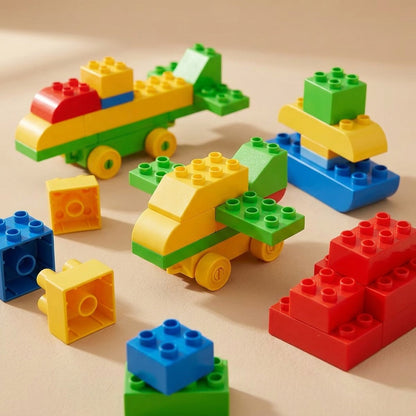 Buildjoy™ Large Building Blocks for Kids, material and detail close-up