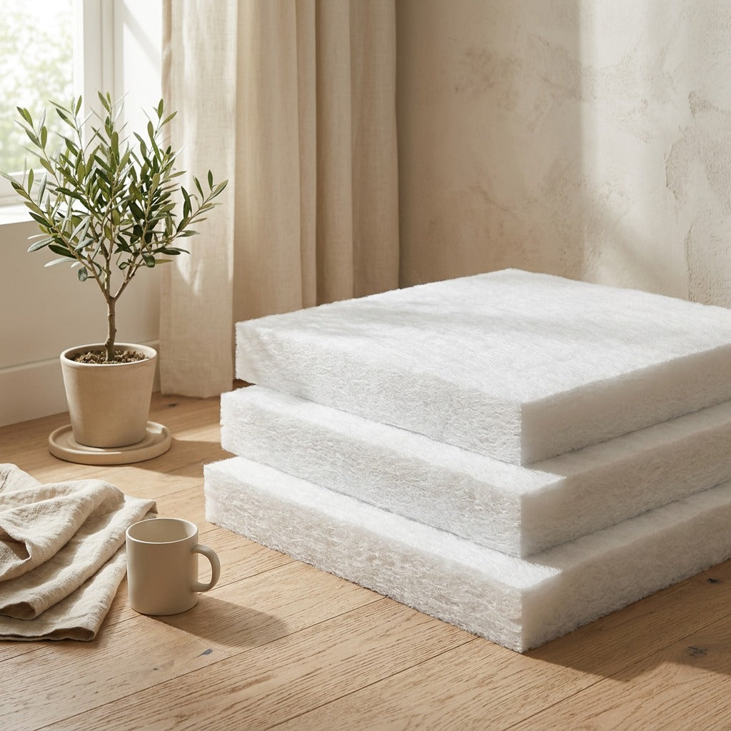 Echoveil™ Polyester Fiber Soundproofing Cotton in a calm home setting