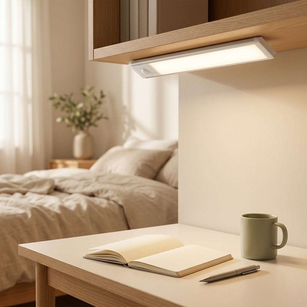 Tapbeam™ Remote Control Desk Lamp, styled close view