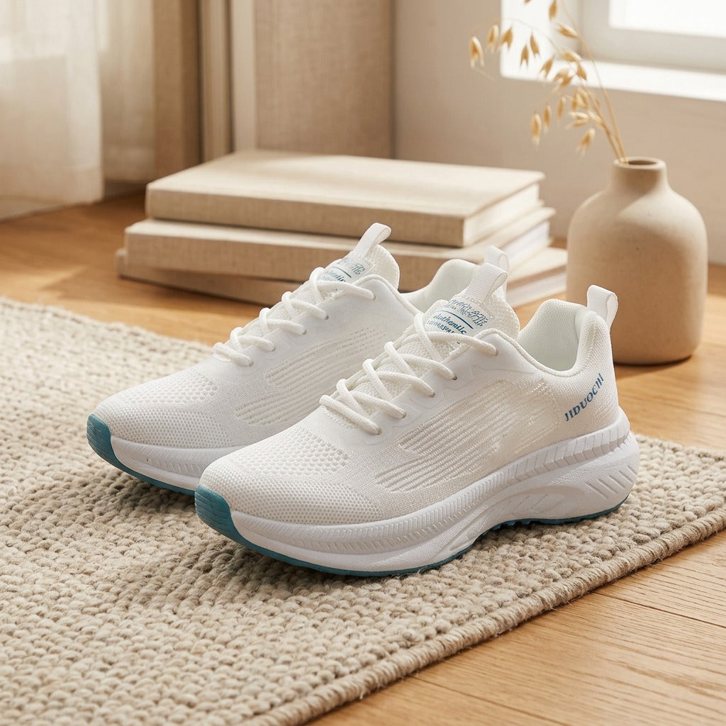 Weftpace™ Women's Fabric Running Shoes, styled close view