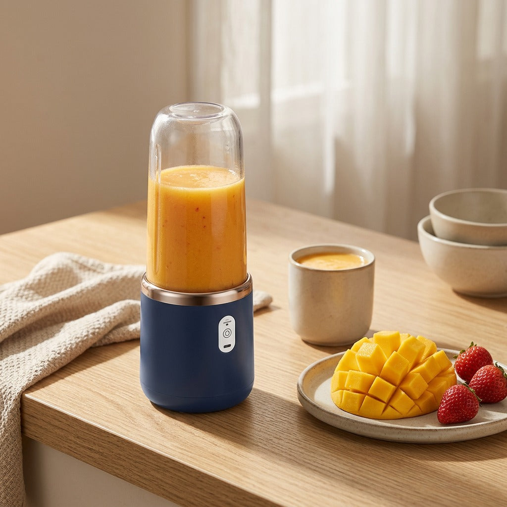 Juicetrek™ Rechargeable Portable Juicer Cup, styled close view