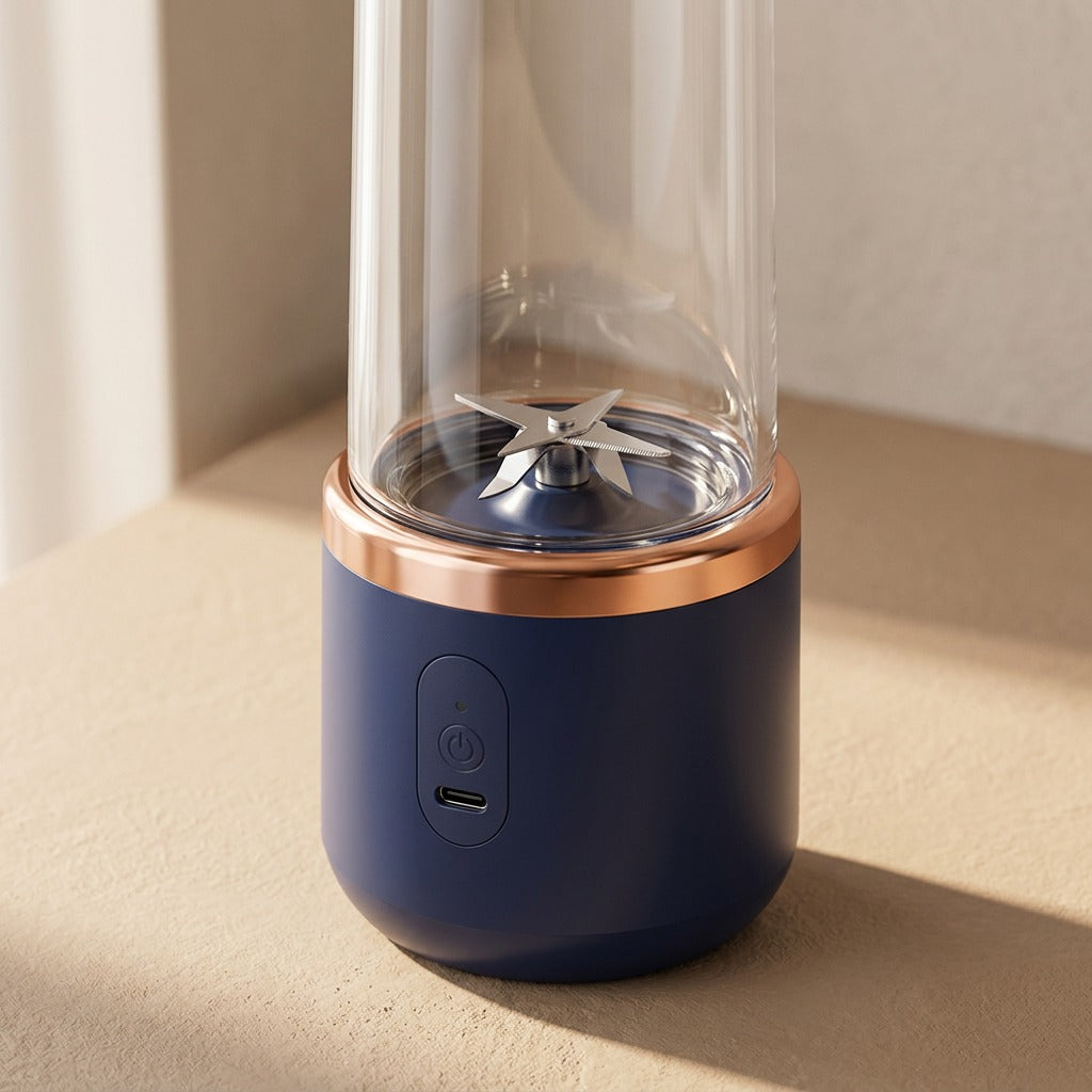 Sipwhirl™ Portable Rechargeable Juice Cup, material and detail close-up