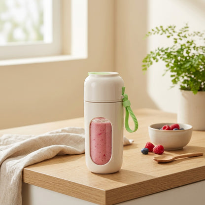 Freshgo™ Portable Rechargeable Juice Machine in a calm home setting