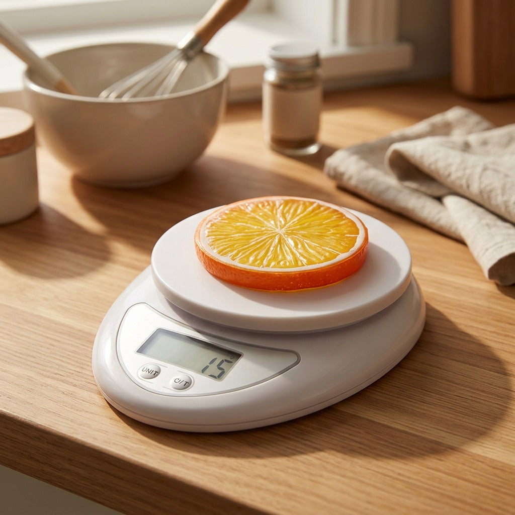 Portscale™ 5 Kg Kitchen Electronic Scale, styled close view