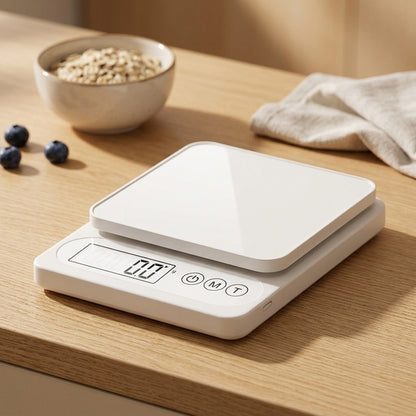 Dishgram™ Kitchen Electronic Food Scale, styled close view