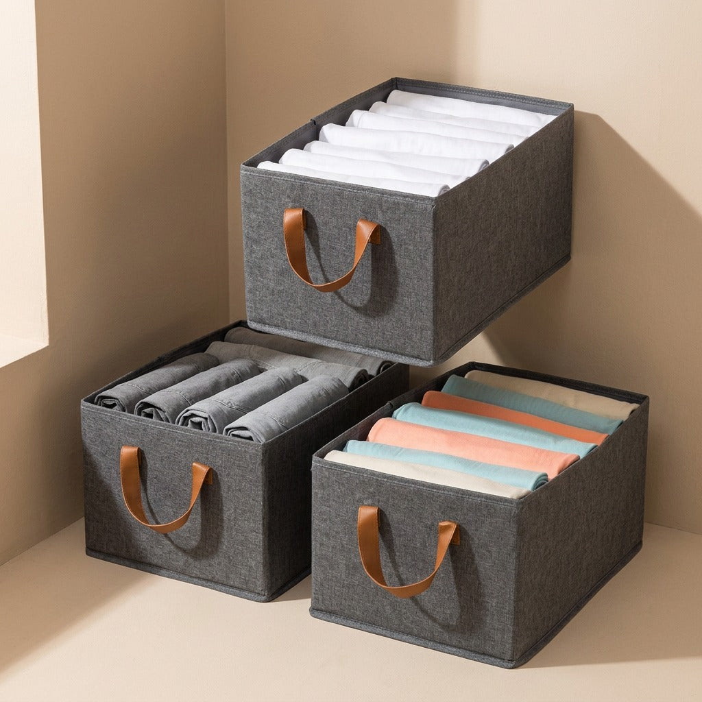 Clothfold™ Foldable Fabric Clothing Storage Box