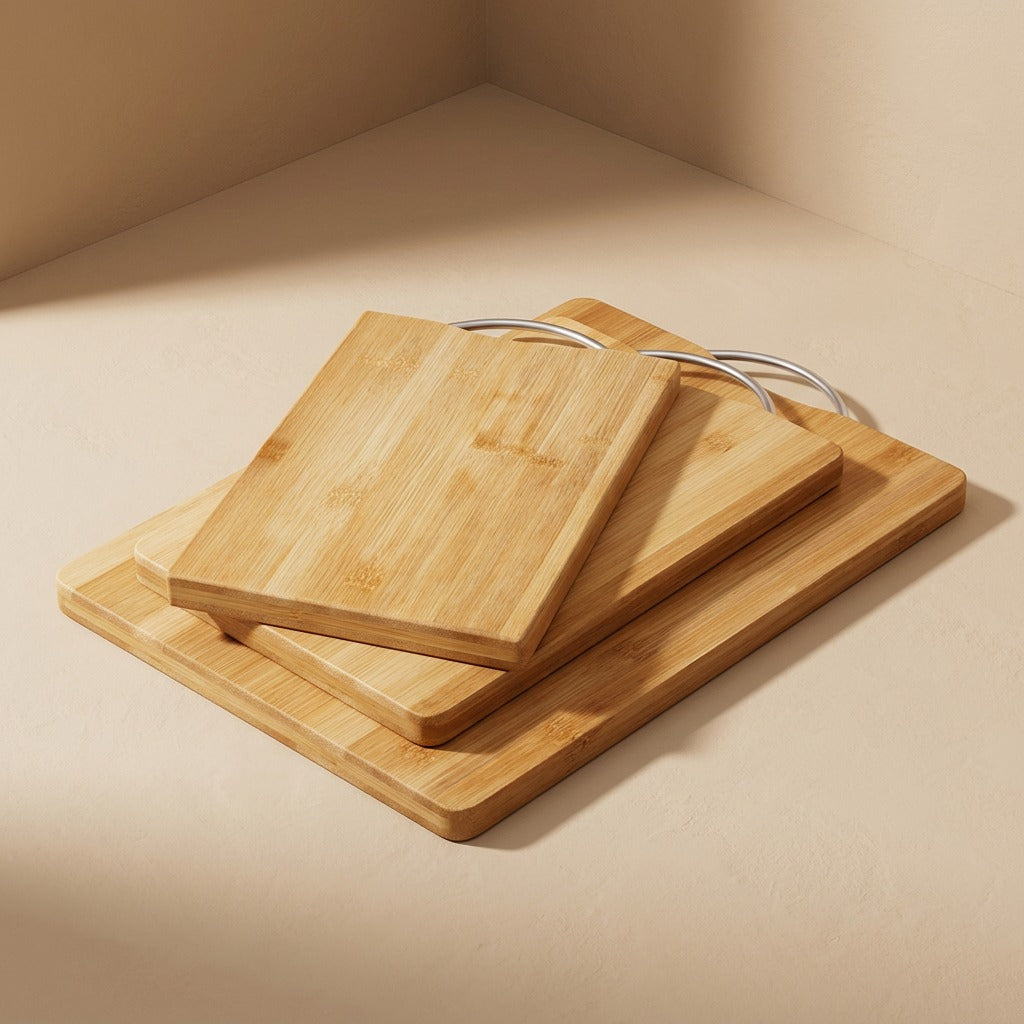 Squarechop™ Square Bamboo Cutting Board