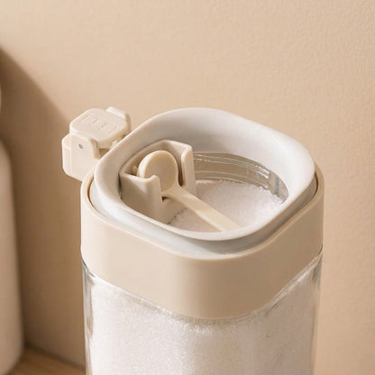 Spicekeep™ Square Solid Seasoning Bottle, material and detail close-up