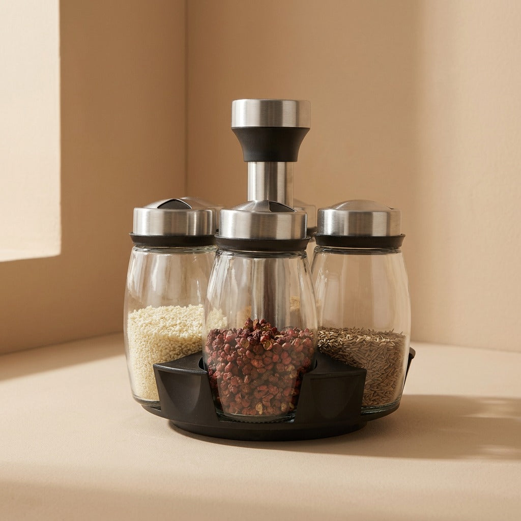 Seasonduo™ Glass Seasoning Bottle Set