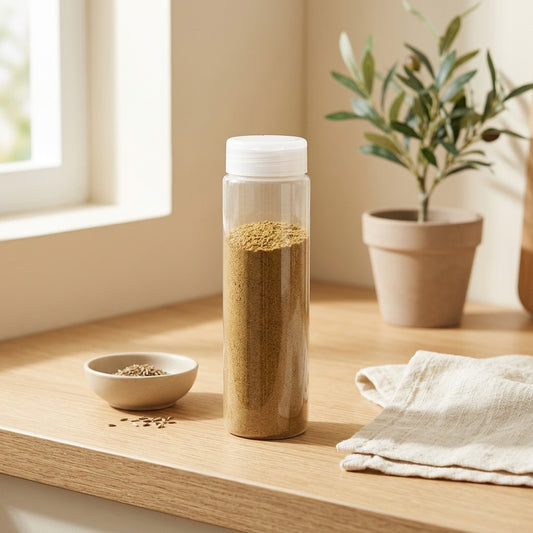 Herbshake™ Plastic Solid Seasoning Bottle in a calm home setting