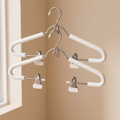 Clipcushion™ Sponge Clothes Hanger With Clips, material and detail close-up