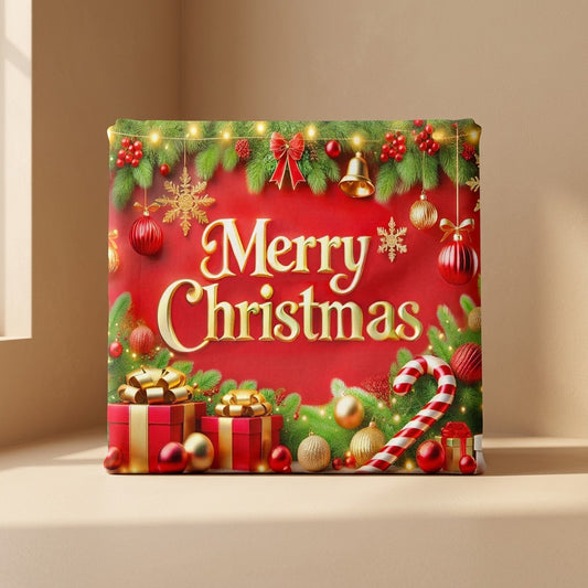 Yulecloth™ Christmas Cartoon Party Backdrop Cloth
