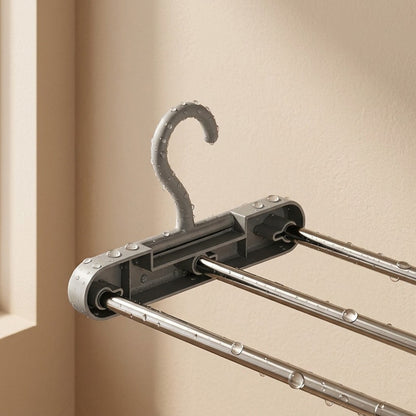 Dryslide™ Retractable Clothes Drying Rack, material and detail close-up