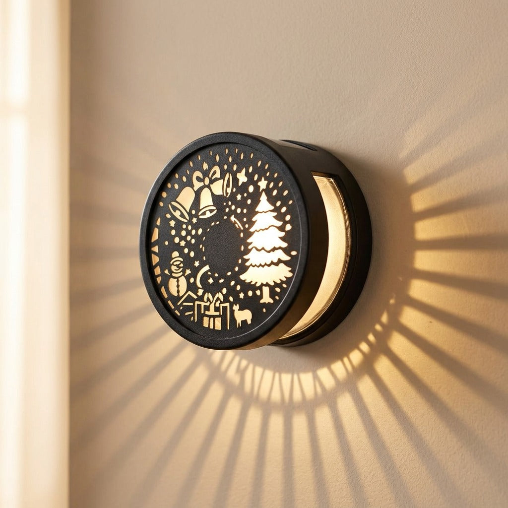 Wallflare™ Solar Outdoor Garden Wall Light, material and detail close-up