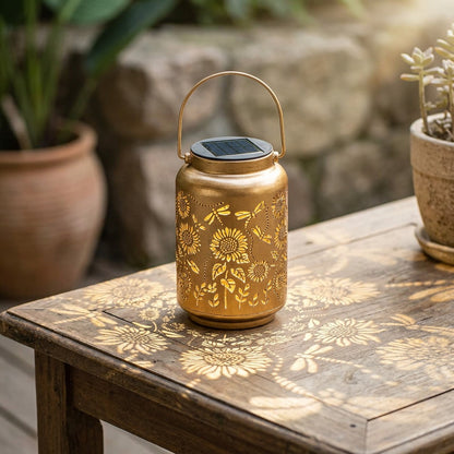 Sunflower™ Sunflower Garden Decorative Solar LED Light, styled close view