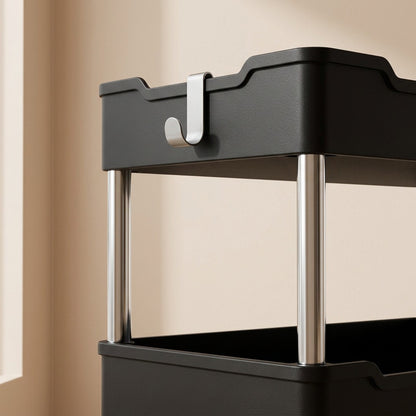 Tierroll™ Plastic Multi-Tier Storage Cart, material and detail close-up