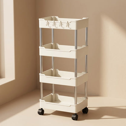 Tierroll™ Plastic Multi-Tier Storage Cart