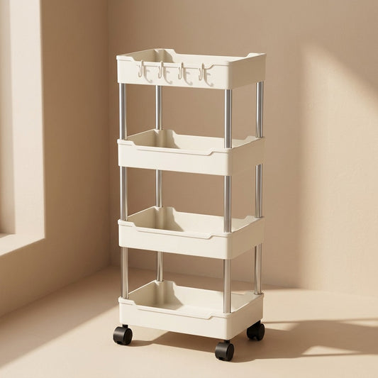 Tierroll™ Plastic Multi-Tier Storage Cart
