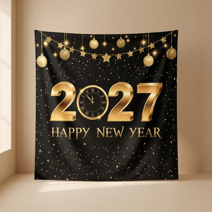 Backdropjoy™ Polyester New Year Backdrop Cloth