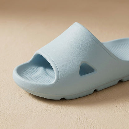 Gripglide™ EVA Foam Non-Slip Slide Slippers, material and detail close-up