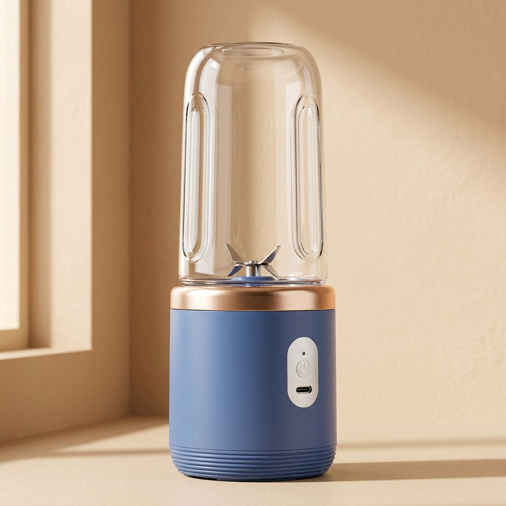 Mixtrail™ Portable Rechargeable Juice Cup, material and detail close-up