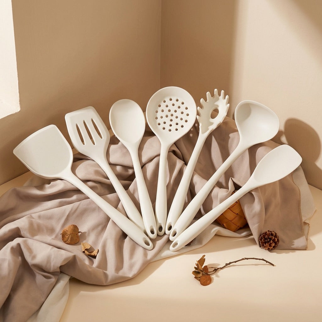 Stirset™ Seven-Piece Silicone Kitchen Utensil Set