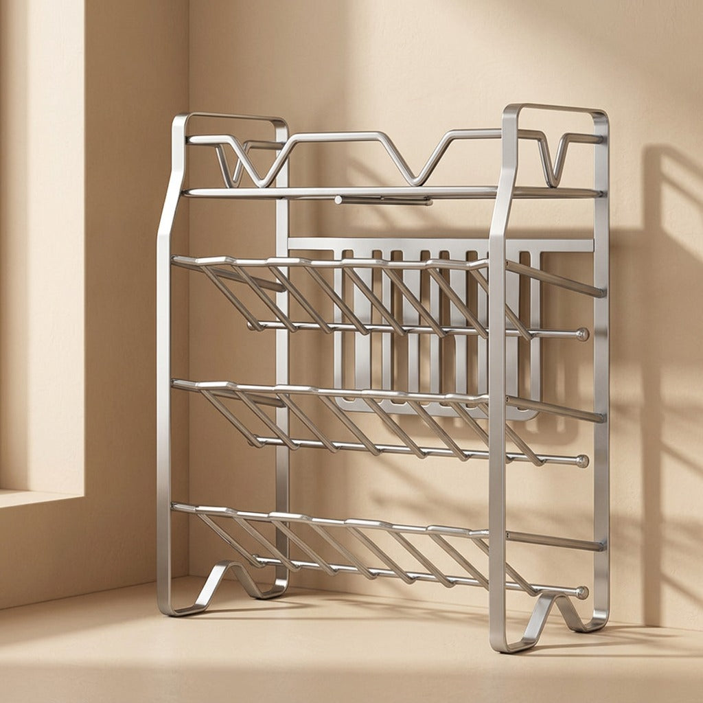 Jarledge™ Stainless Steel Countertop Spice Rack