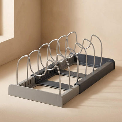 Lidslot™ Plastic Steel Kitchen Pot Lid Rack