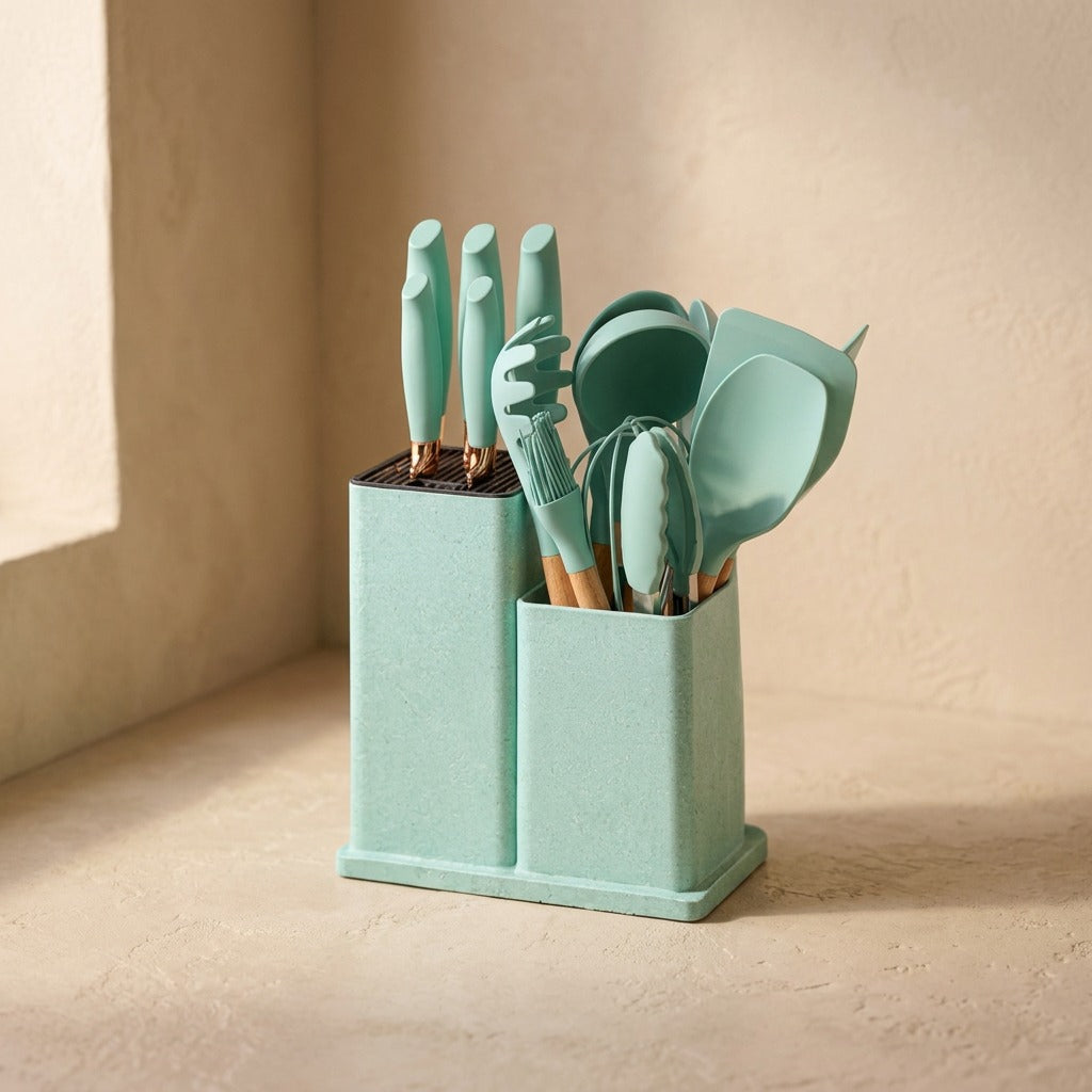 Simmerflex™ 19-Piece Silicone Kitchen Tools