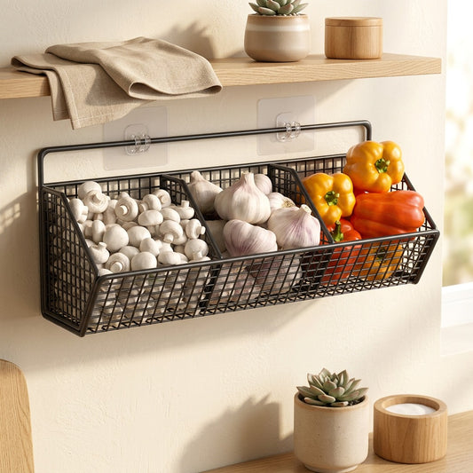 Ironperch™ Iron Wall Hanging Storage Rack in a calm home setting