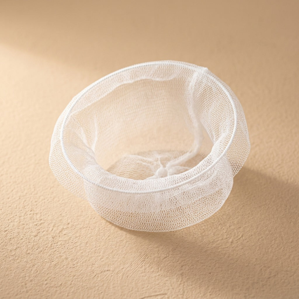 Flowweft™ Polyester Sink Filter Net, material and detail close-up