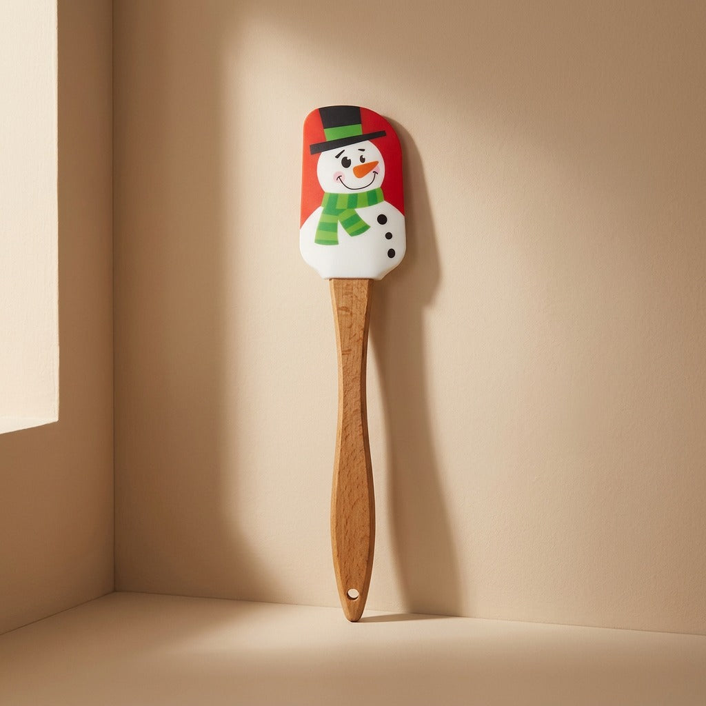 Snowstir™ Christmas Snowman Silicone Spatula