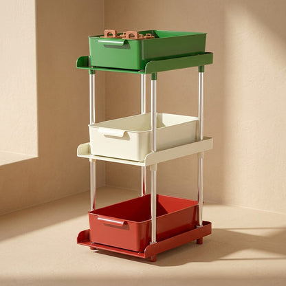 Slidebin™ Plastic Desktop Storage Box Drawer