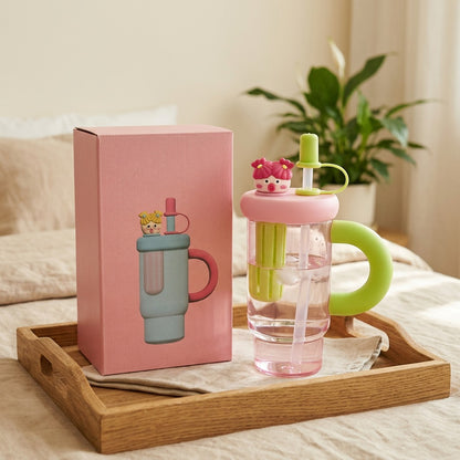 Sipsprout™ Plastic Straw Cup in a calm home setting