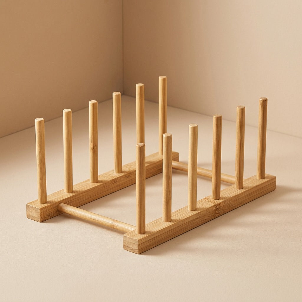 Drainleaf™ Bamboo Dish Drain Rack