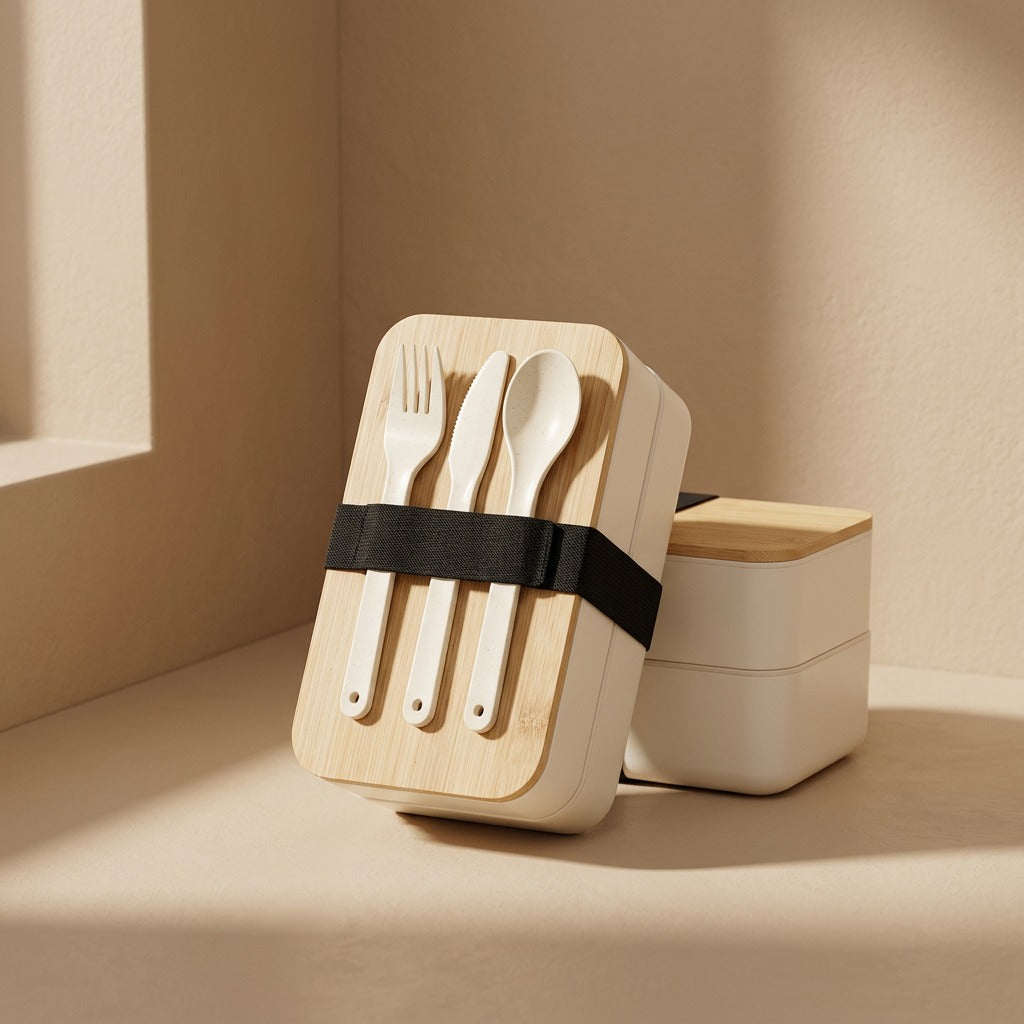 Bambox™ Bamboo Lid Plastic Lunch Box