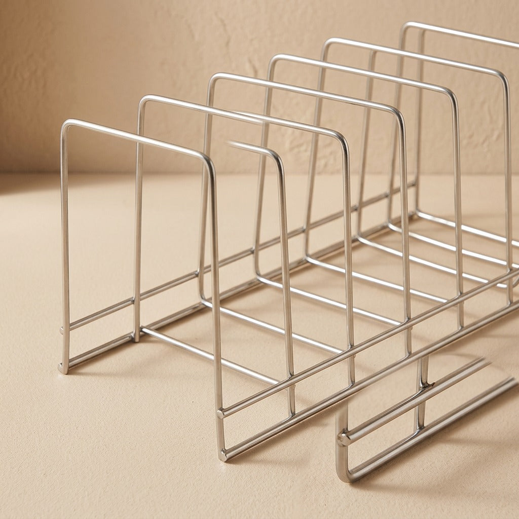 Dishdrain™ Stainless Steel Dish Rack, material and detail close-up