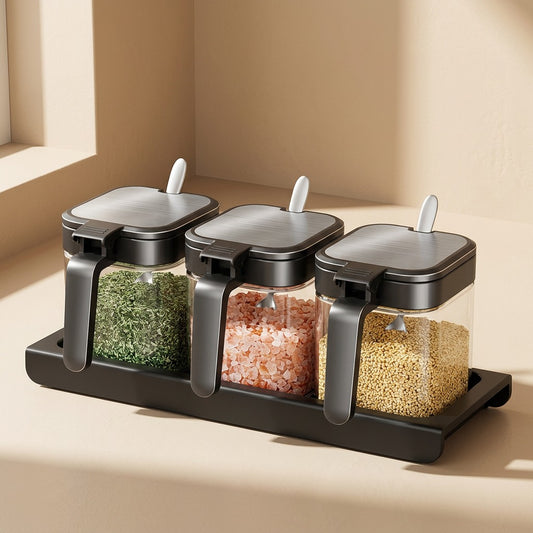 Herbspoon™ Glass Seasoning Jar With Spoon