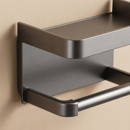 Tissueperch™ Wall-Mounted Plastic Tissue Box Rack, material and detail close-up