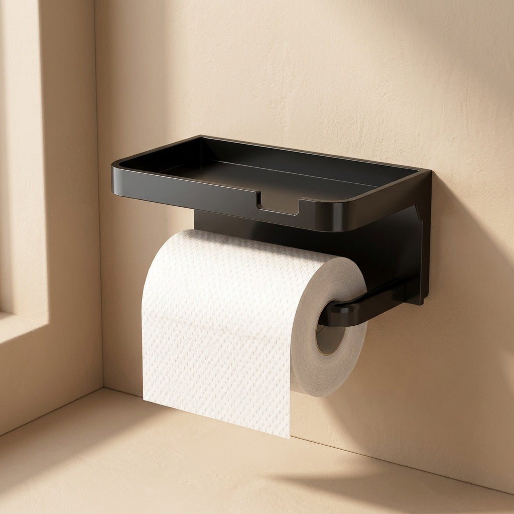 Tissueperch™ Wall-Mounted Plastic Tissue Box Rack