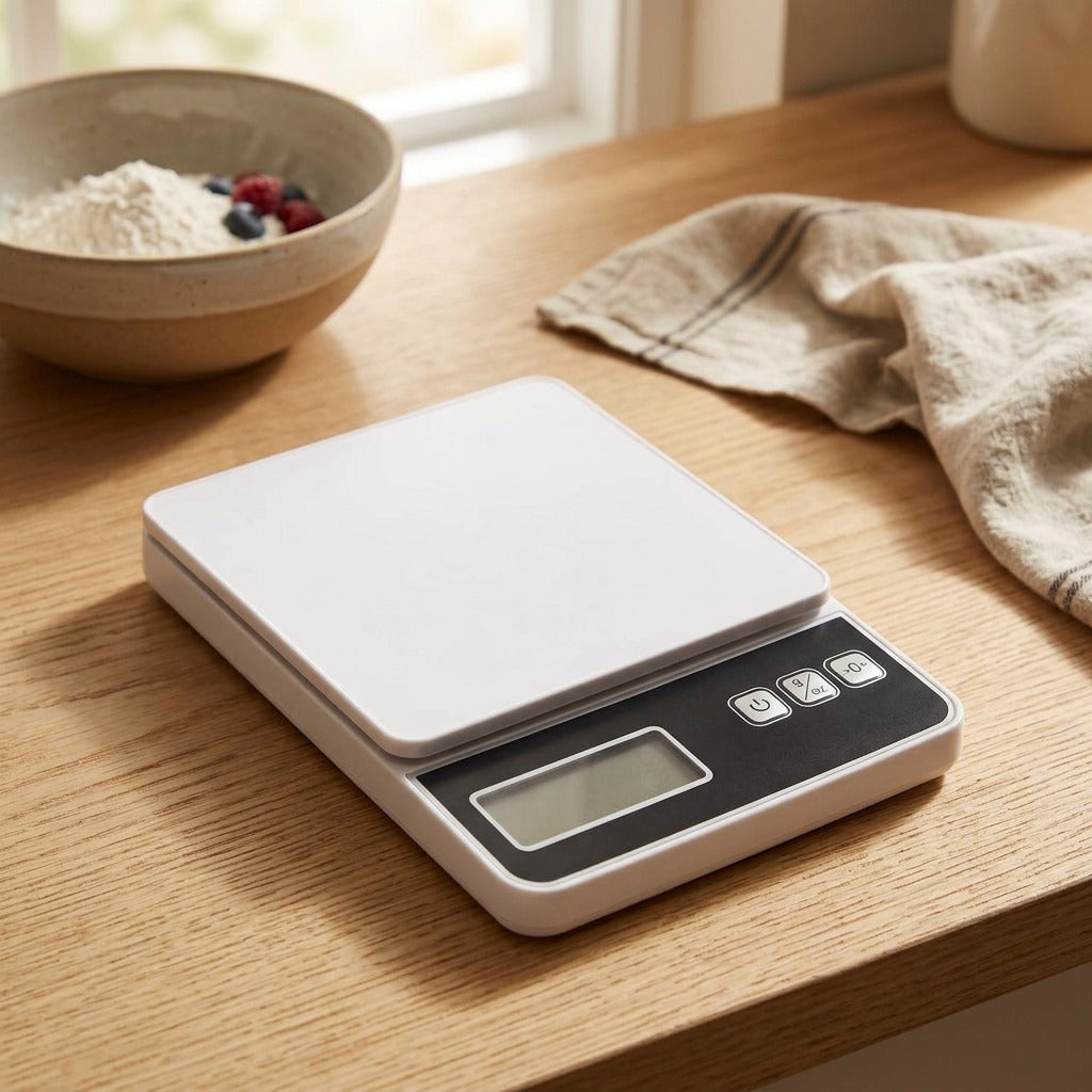Bakeweigh™ Digital Gram Scale For Baking, styled close view