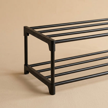Pairtier™ Plastic Multi-Layer Shoe Rack, material and detail close-up