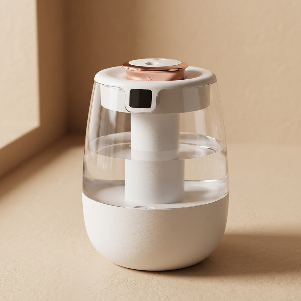 Mistdesk™ USB Desktop Air Humidifier, material and detail close-up