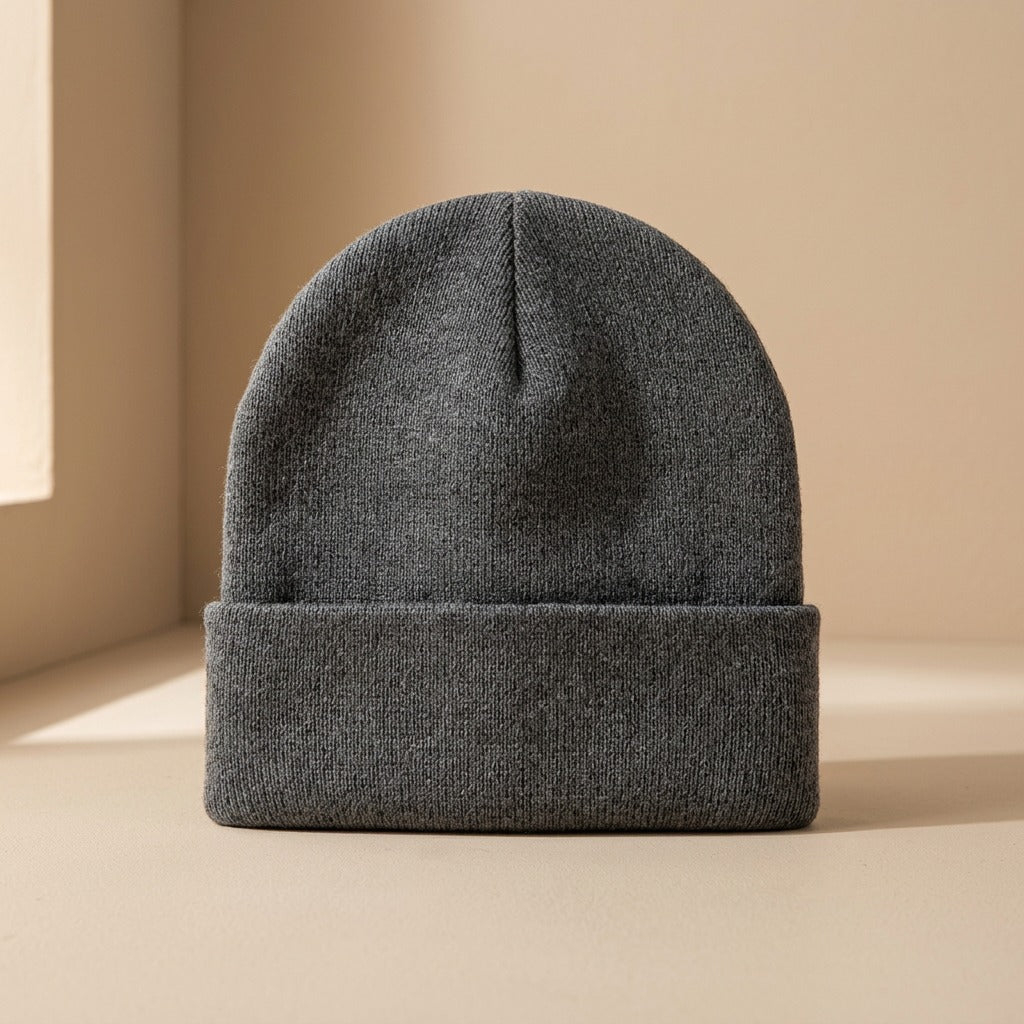 Knitwarm™ Solid Color Knitted Beanie Hat