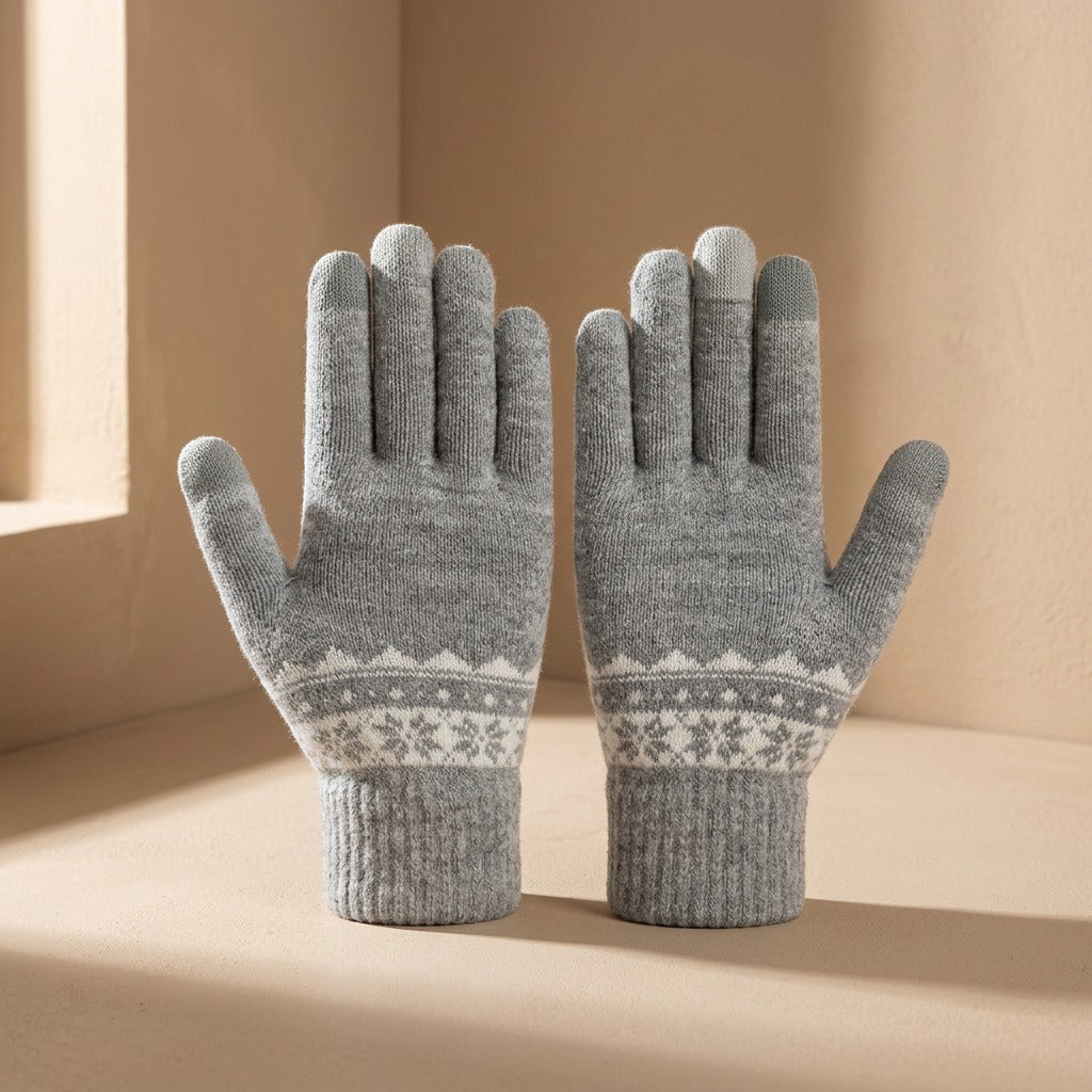 Fleecegrip™ Women's Fleece-Lined Knitted Gloves
