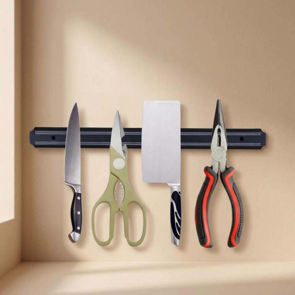 Knifedock™ Stainless Steel Magnetic Knife Holder