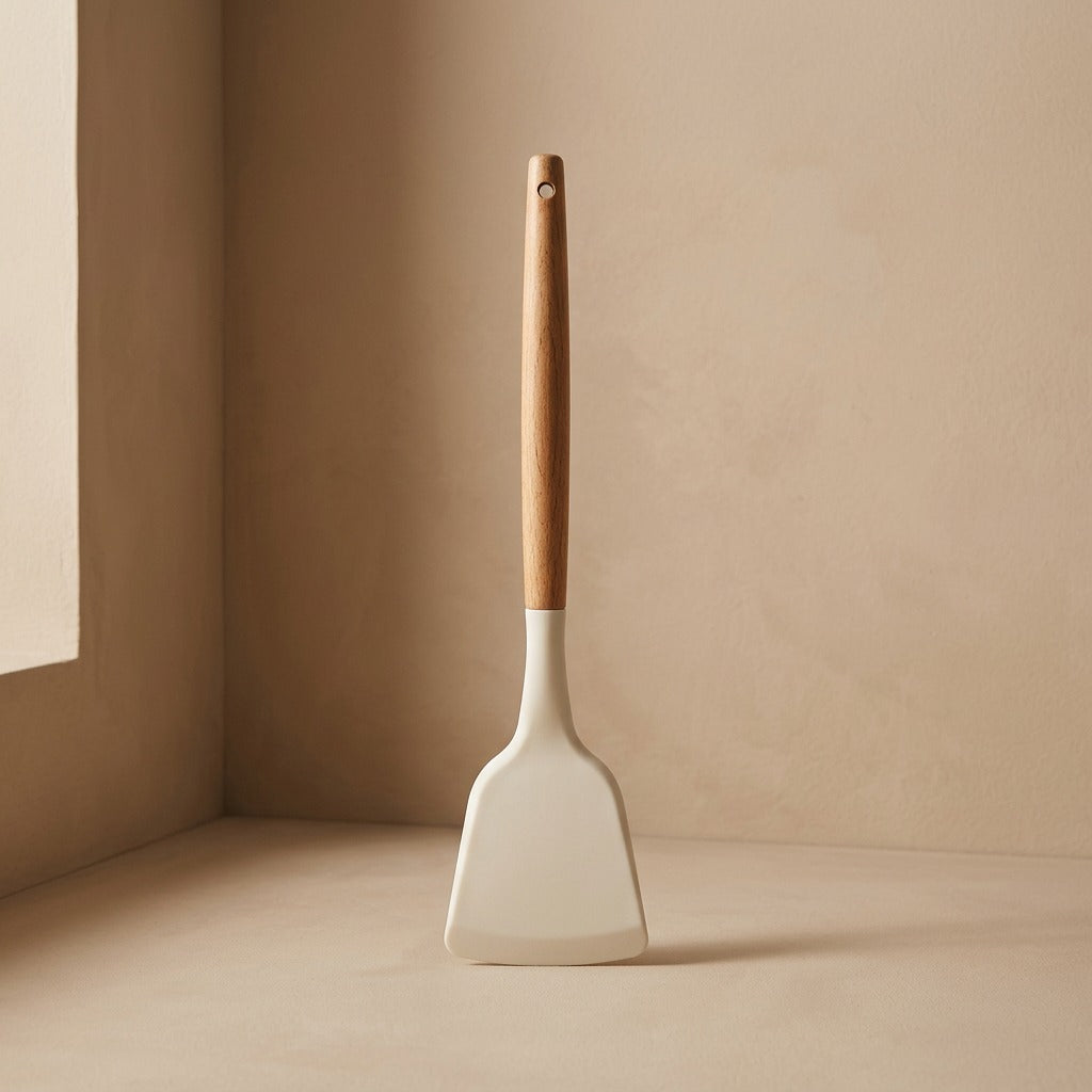 Woodflip™ Wooden Handle Silicone Spatula